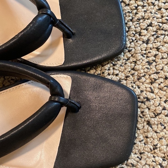 NWOT The Drop Square Toe Black Heeled Sandals Size 7.5- Amazing! - Picture 6 of 7